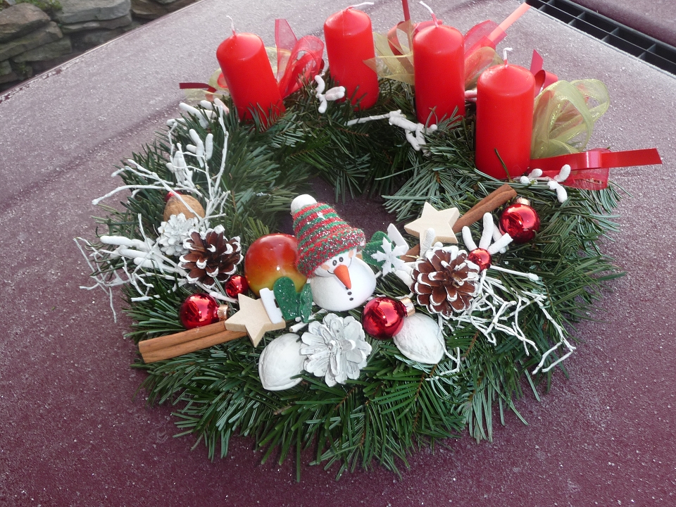 Adventní věnec přírodní