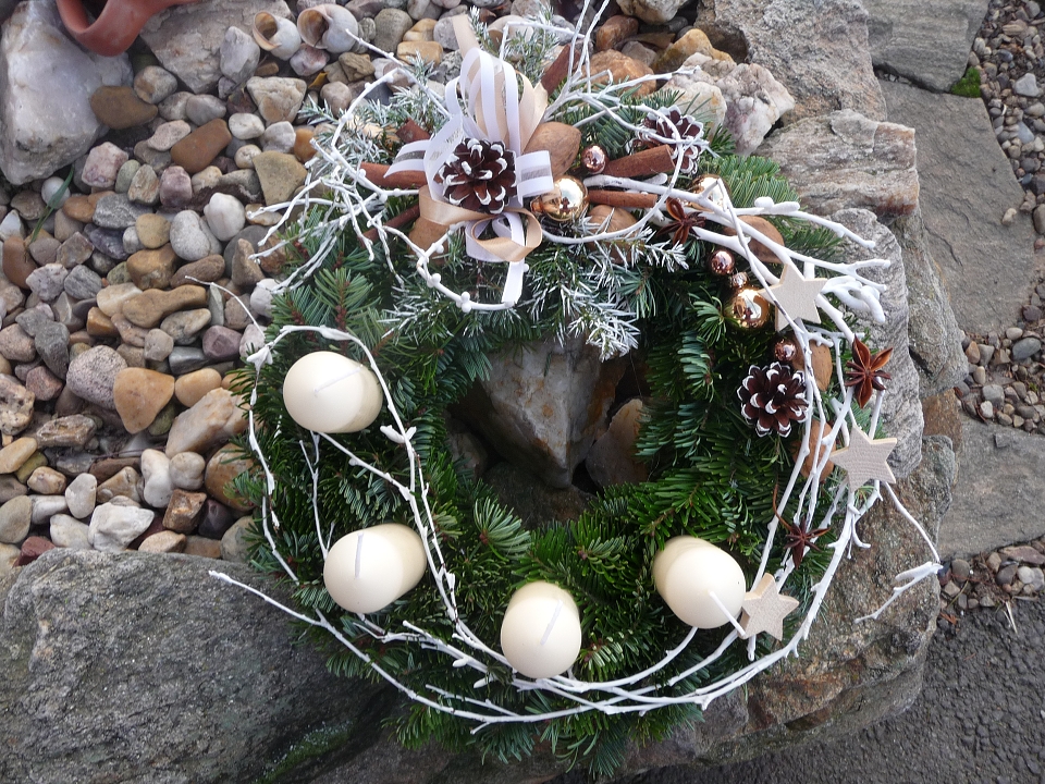 Adventní věnec přírodní