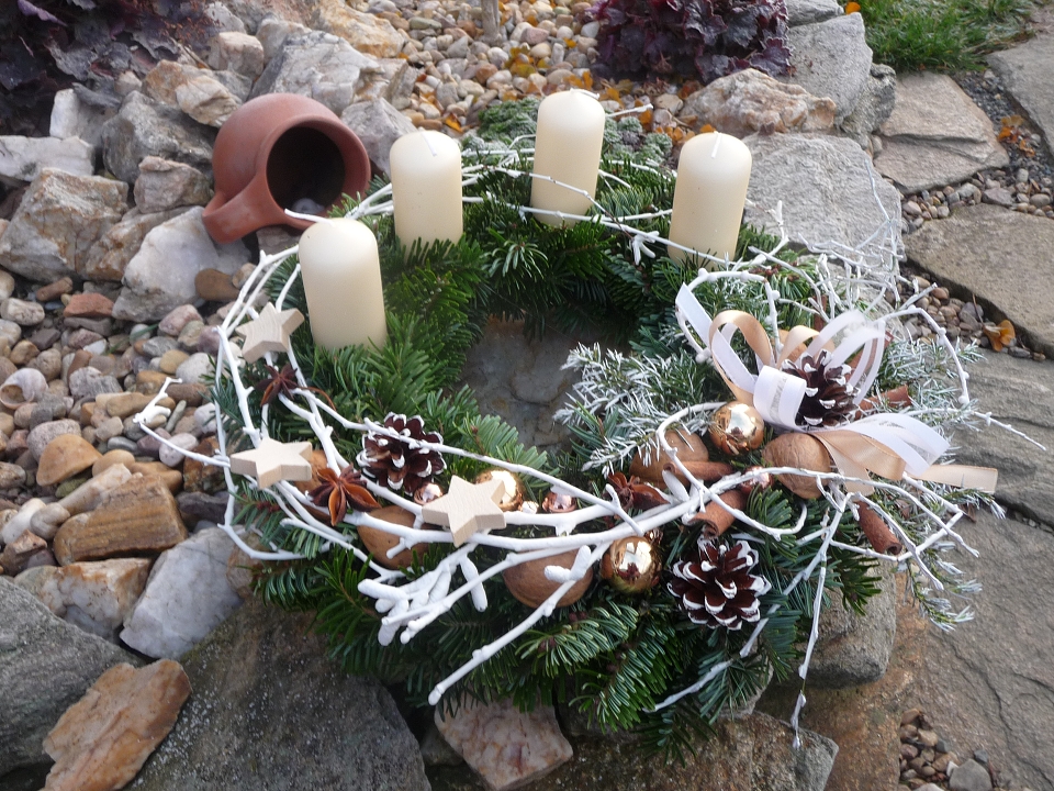 Adventní věnec přírodní