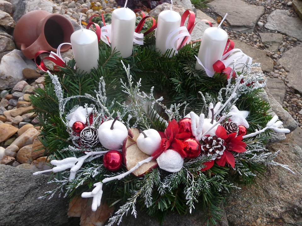 Adventní věnec přírodní