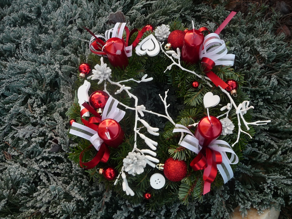 Adventní věnec přírodní