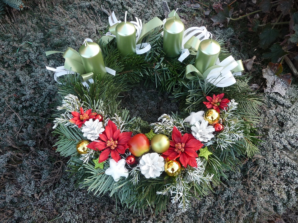 Adventní věnec přírodní
