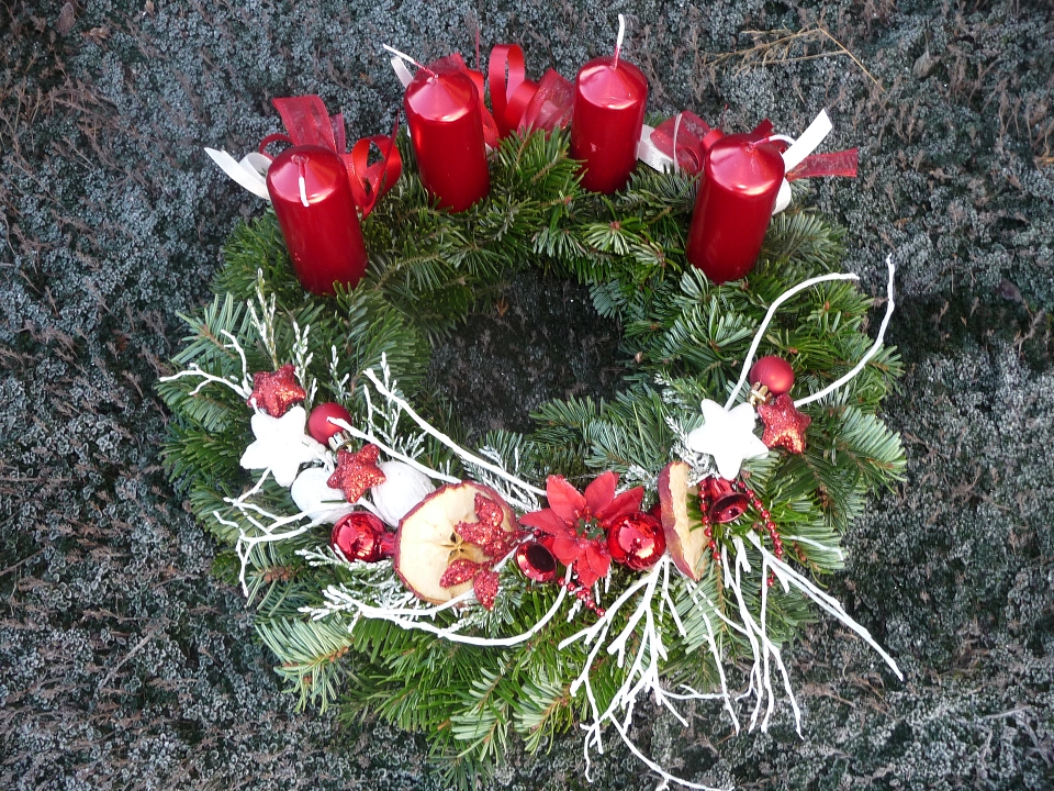 Adventní věnec přírodní