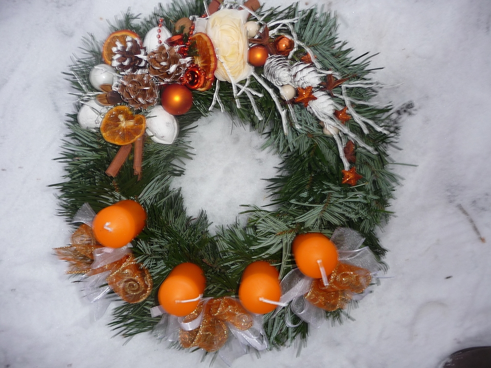 Adventní věnec přírodní