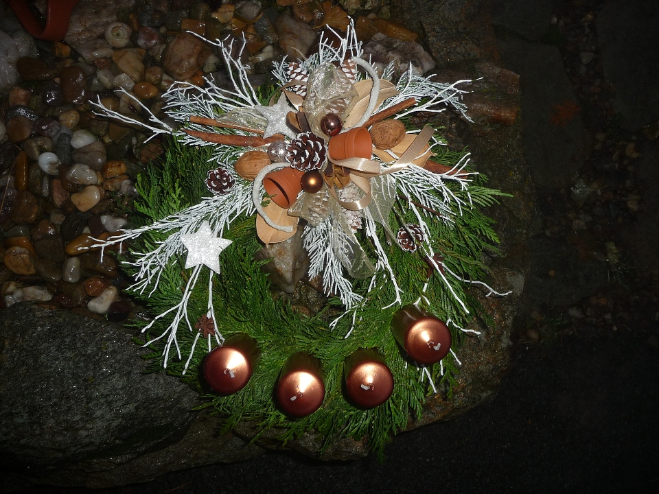 Adventní věnec přírodní