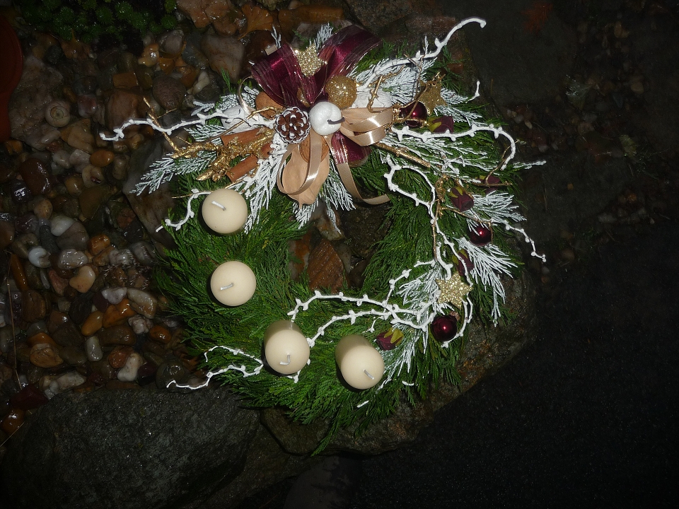 Adventní věnec přírodní