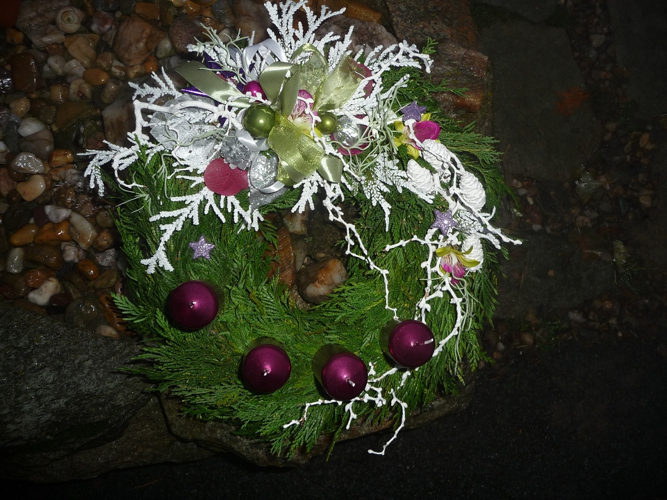 Adventní věnec přírodní