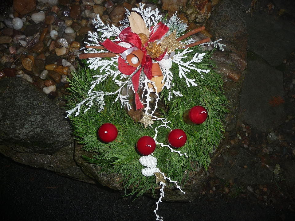 Adventní věnec přírodní
