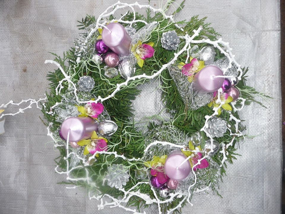 Adventní věnec přírodní