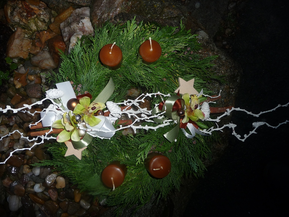 Adventní věnec přírodní