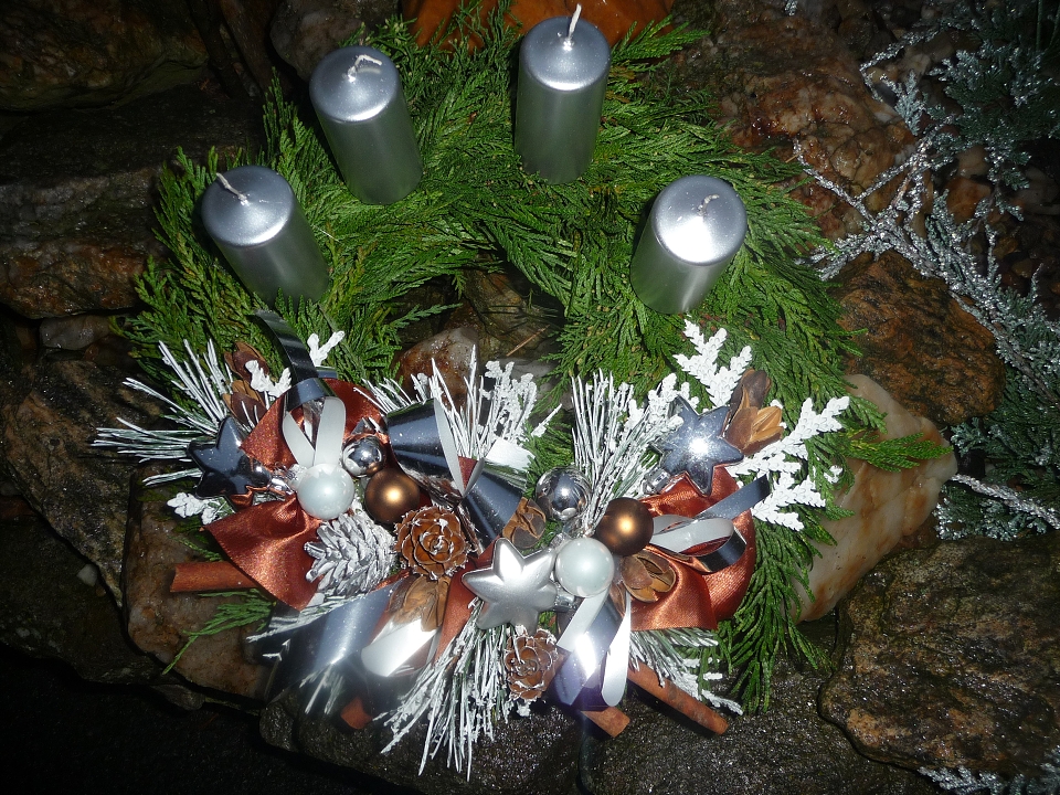 Adventní věnec přírodní
