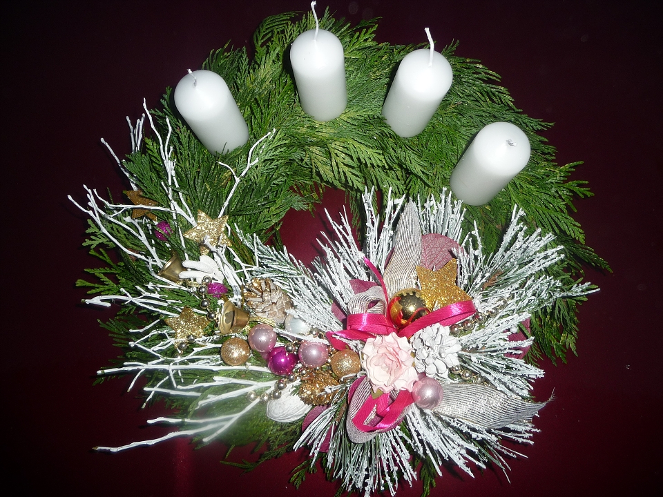 Adventní věnec přírodní