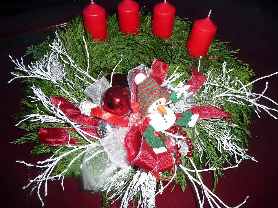 Adventní věnec přírodní