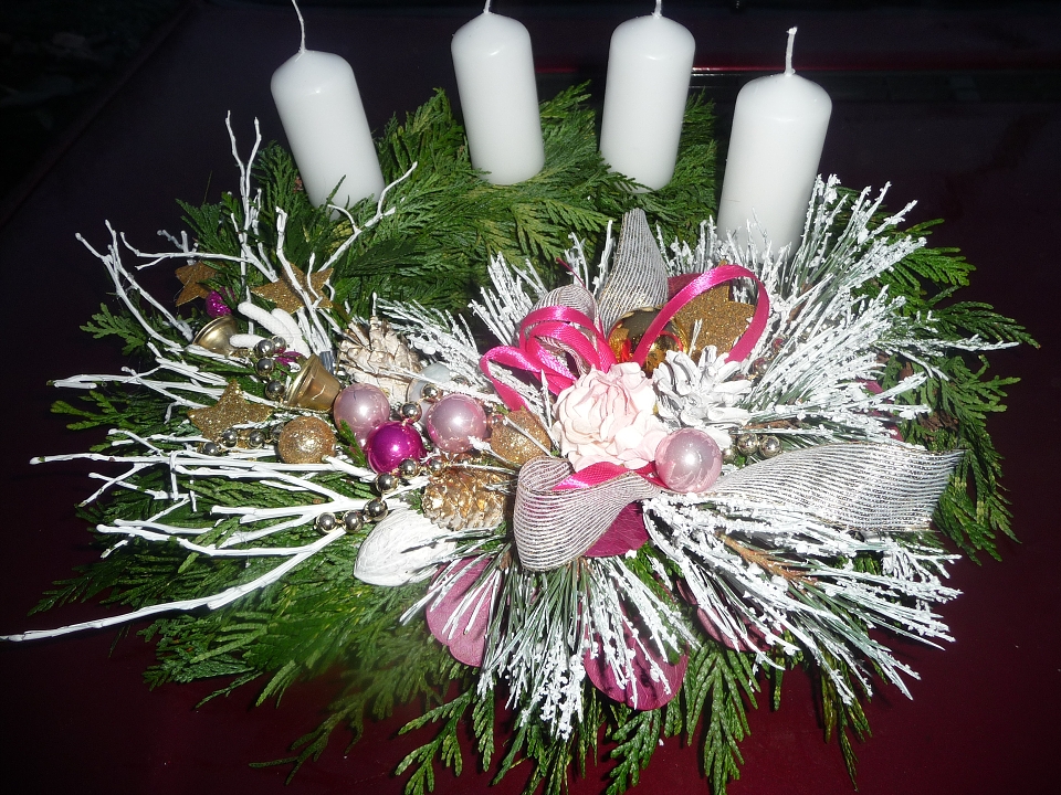 Adventní věnec přírodní