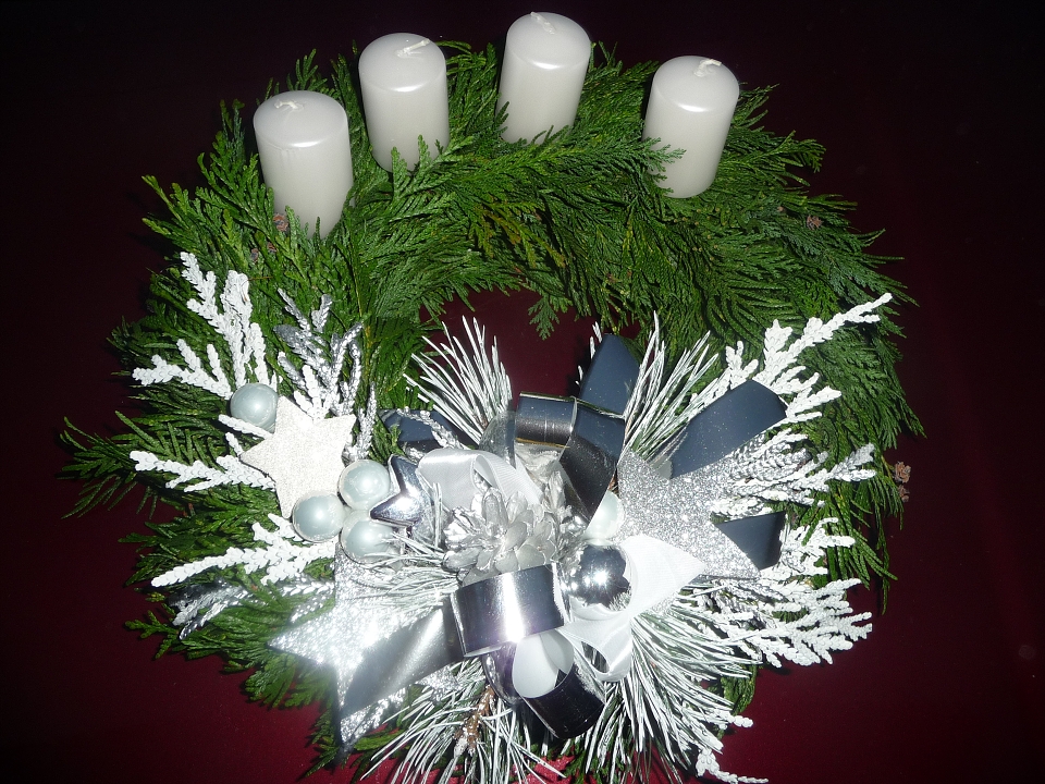 Adventní věnec přírodní