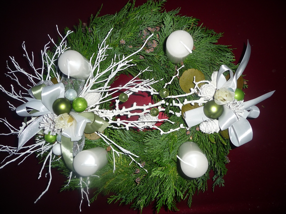Adventní věnec přírodní