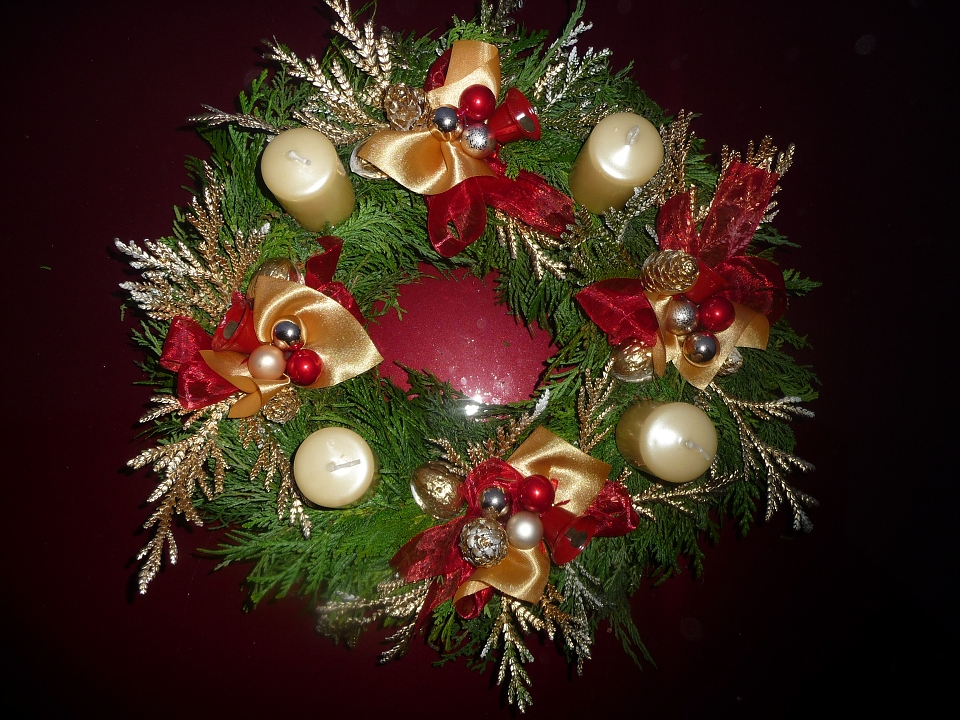 Adventní věnec přírodní
