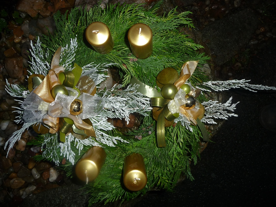 Adventní věnec přírodní