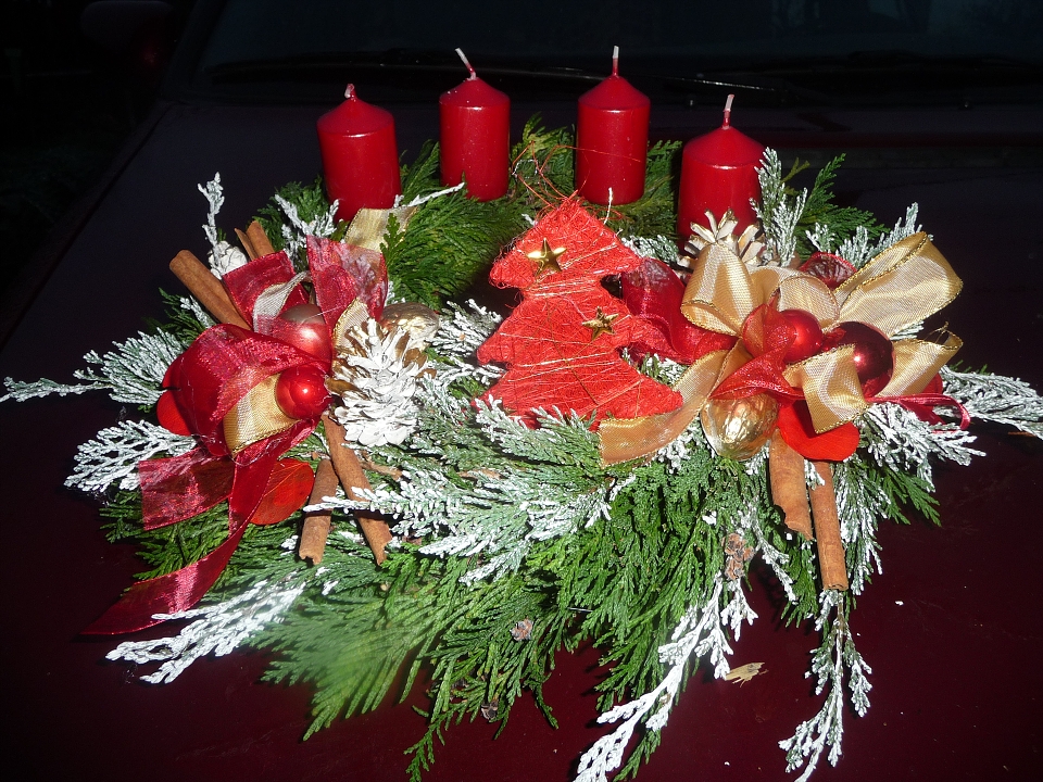 Adventní věnec přírodní