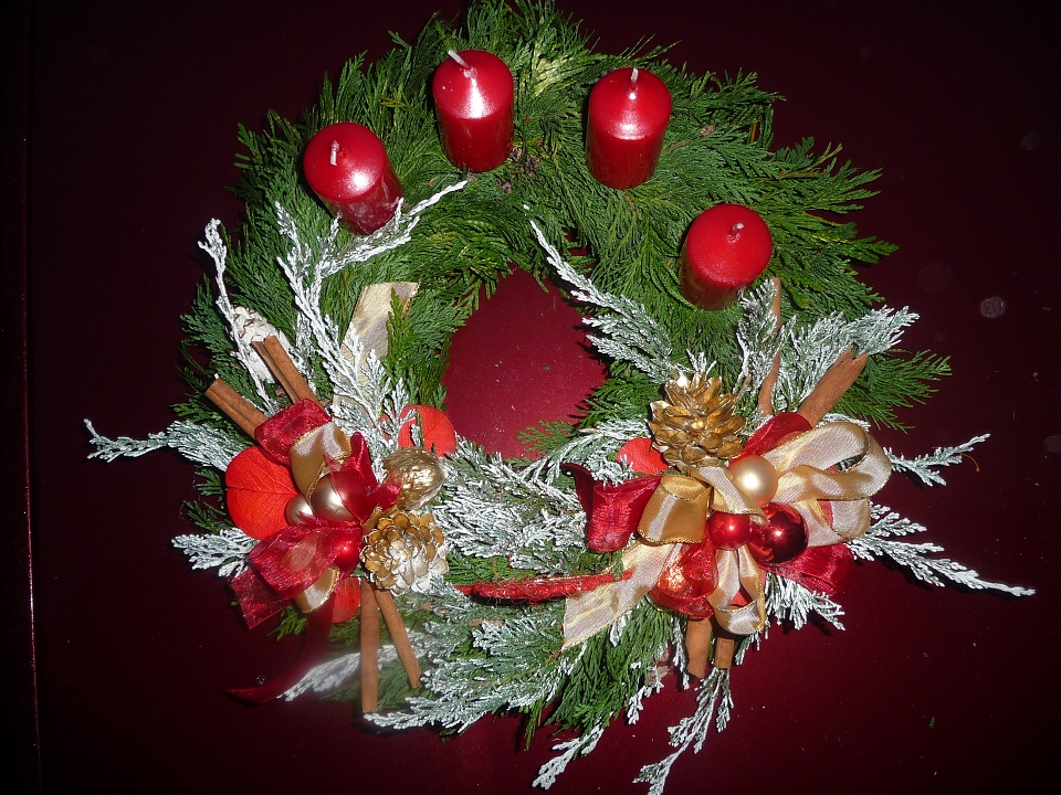 Adventní věnec přírodní