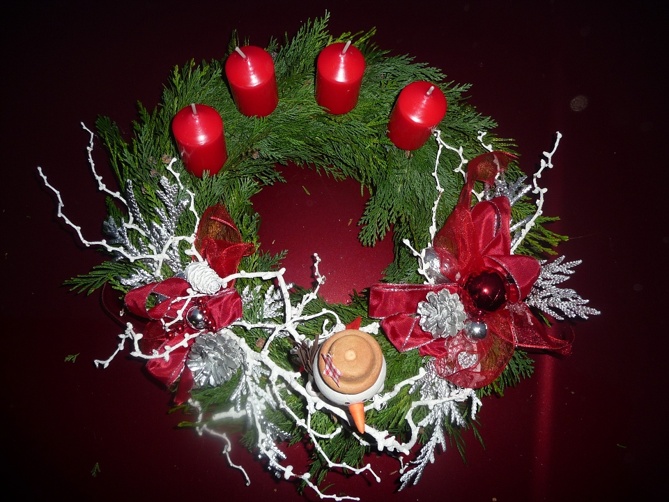 Adventní věnec přírodní