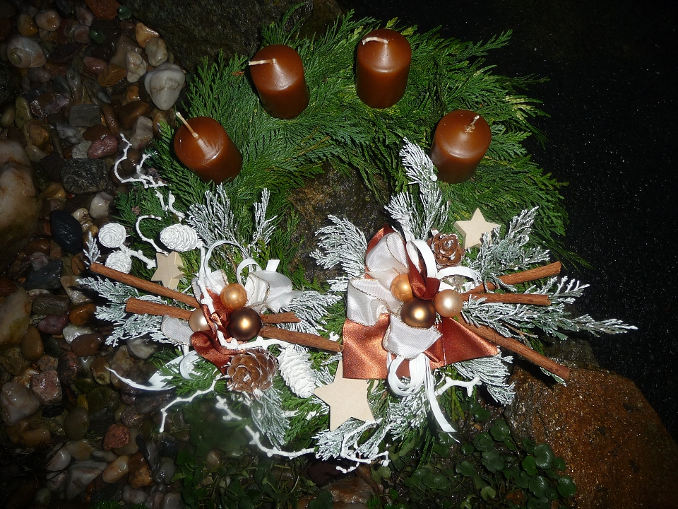 Adventní věnec přírodní
