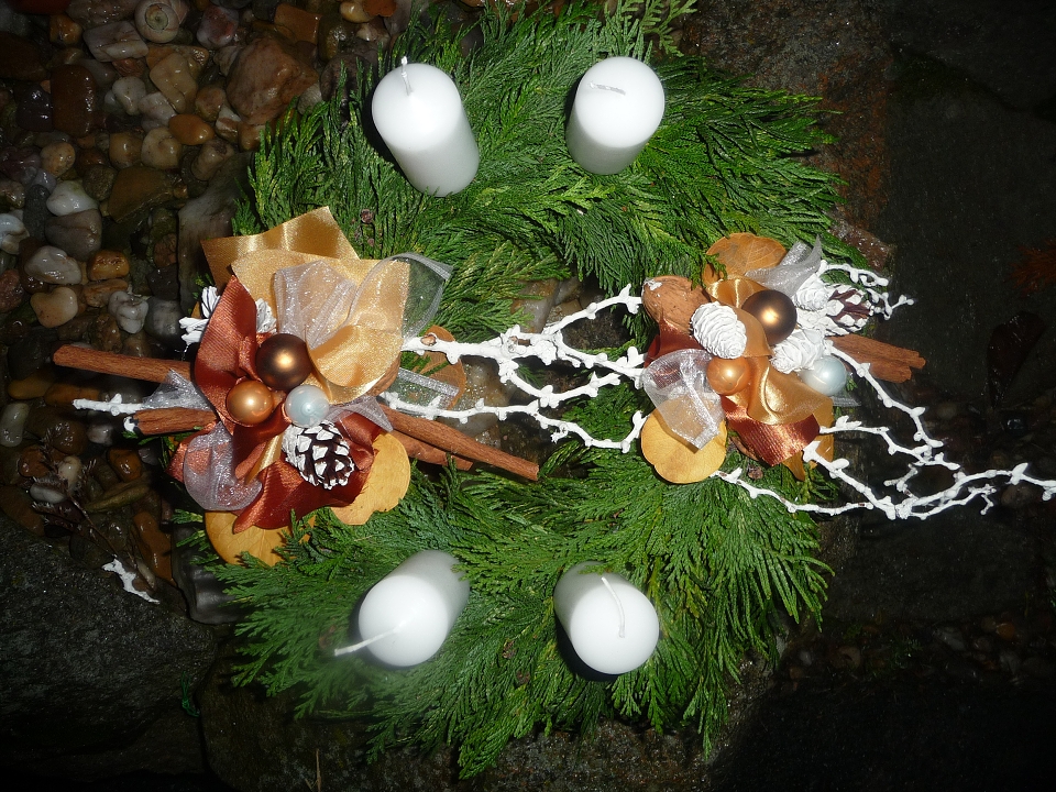 Adventní věnec přírodní