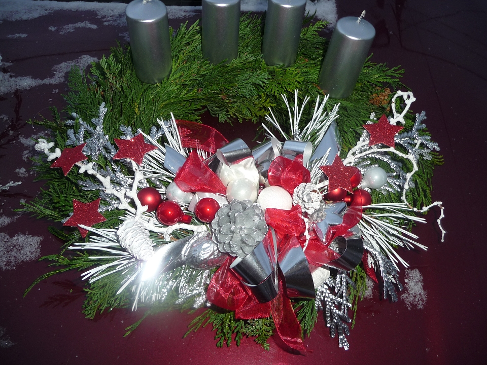 Adventní věnec přírodní