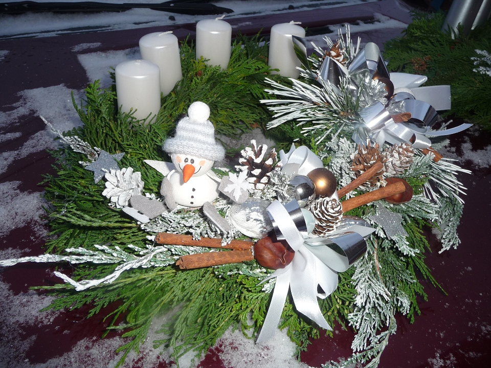 Adventní věnec přírodní