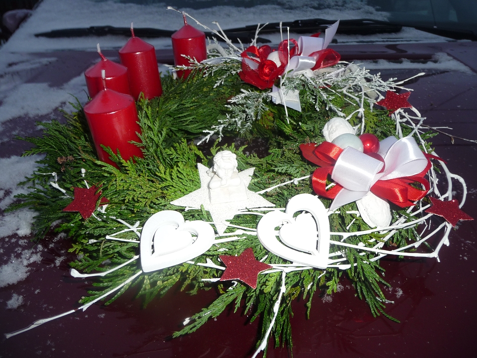 Adventní věnec přírodní