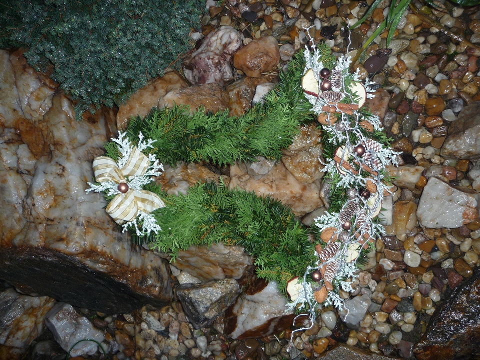 Dekorace dveří přírodní, trvanlivý - zvonky